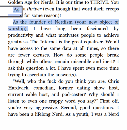 underline text in kindle for mac